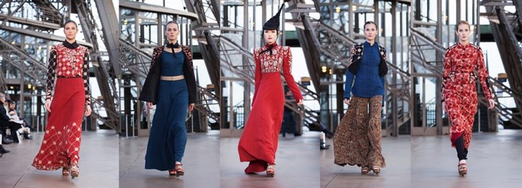 Unconventional Catwalk Took Over Paris The Phenomenal Success of Jessia Minh Anhs Autumn Fashion Show Atop the Eiffel Tower